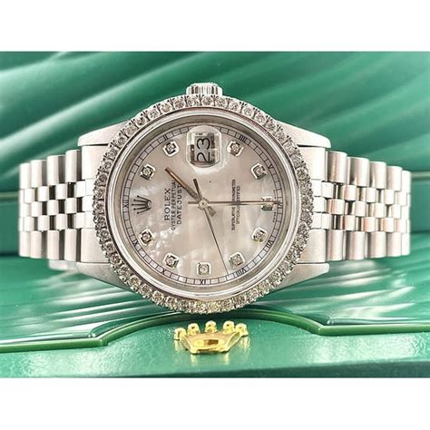 men's diamond rolex datejust quickset prix catalgoue|Rolex Datejust for sale.